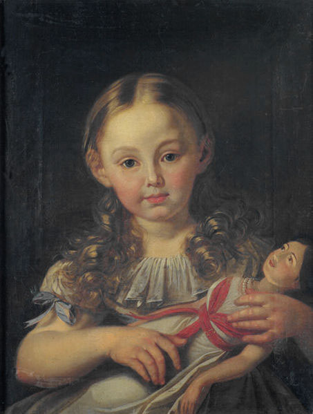 Girl with a doll,